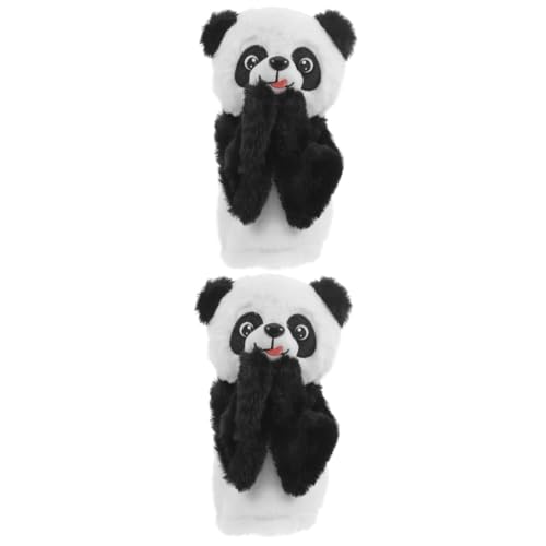 HEMOTON 2 Stück Eltern Kind Spielzeug Handpuppen Spielzeug Cartoon Tierpuppe Tier Handpuppen Stretch Tier Handpuppe Tier Plüschtier Tier Fingerpuppen Interaktive Handpuppe von HEMOTON