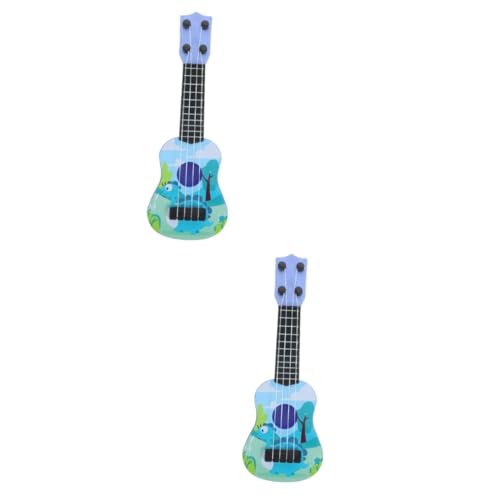 HEMOTON 2 Stück Musikinstrument Spielzeug Musikspielzeug Für Kinder Ukulele Für Kinder Mini Gitarre Kinder Ukulele Kleinkind Spielzeug Mini Pädagogische Gitarre Vorschule Tier von HEMOTON