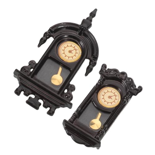 HEMOTON 2 Stück Szenen Für Simulierte Und Möbel Miniatur Zimmer Vintage Mini – Retro Mit Küche Dekor Wohnen Puppenhaus Deko Modell Zubehör Uhr Dekoration Schlafzimmer Wand HEMOTON 2 Stück Szenen Für Simulierte Und Möbel Miniatur Zimmer Vintage Mini – Retro Mit Küche Dekor Wohnen Puppenhaus Deko Modell Zubehör Uhr Dekoration Schlafzimmer Wand von HEMOTON
