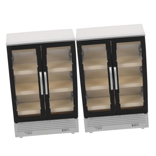 HEMOTON 2 Stück Teiliges Mini Kühlschrank Doppeltüriger Puppenhaus Kühlschrank aus Kunststoff Kompakt und Leicht für Rollenspiel in Puppenhaus Küche Supermarkt und Schlafzimmer Dekoration HEMOTON 2 Stück Teiliges Mini Kühlschrank Doppeltüriger Puppenhaus Kühlschrank aus Kunststoff Kompakt und Leicht für Rollenspiel in Puppenhaus Küche Supermarkt und Schlafzimmer Dekoration von HEMOTON