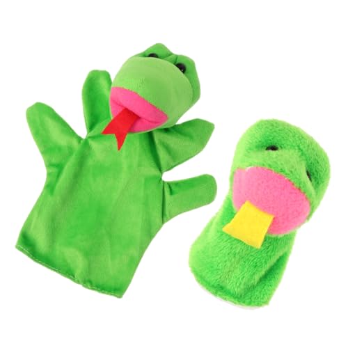 HEMOTON 2 Stück Tierpuppen Eltern Kind Interaktionsspielzeug Kinderspielzeug Spielzeug Für Kinder Spielzeug Für Kinder Jungen Schöne Handpuppe Schlange Fingerpuppe Tierspielzeug Kinder von HEMOTON