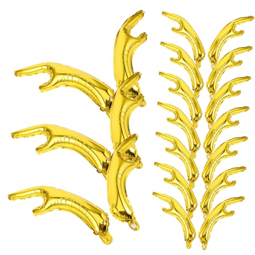 HEMOTON 20 Stück Goldene Rentier-horn Folienballons Weihnachtsdeko Inflatable Partyornamente für Festliche Stimmung Foto-requisiten Einfache Montage HEMOTON 20 Stück Goldene Rentier-horn Folienballons Weihnachtsdeko Inflatable Partyornamente für Festliche Stimmung Foto-requisiten Einfache Montage von HEMOTON