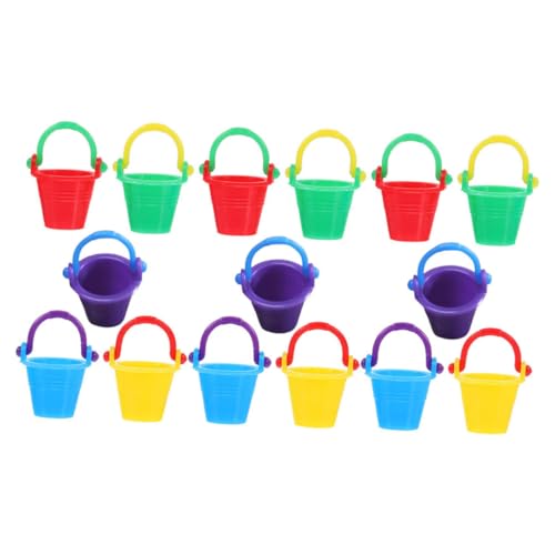 HEMOTON 20 Stück Teiliges Miniatur Kunststoff Eimer Mini Strand Eimer Modell für Puppenhaus Deko Leichtes Tragbares Design in Farben für Puppenhaus Küche Garten und Strand Szenen HEMOTON 20 Stück Teiliges Miniatur Kunststoff Eimer Mini Strand Eimer Modell für Puppenhaus Deko Leichtes Tragbares Design in Farben für Puppenhaus Küche Garten und Strand Szenen von HEMOTON