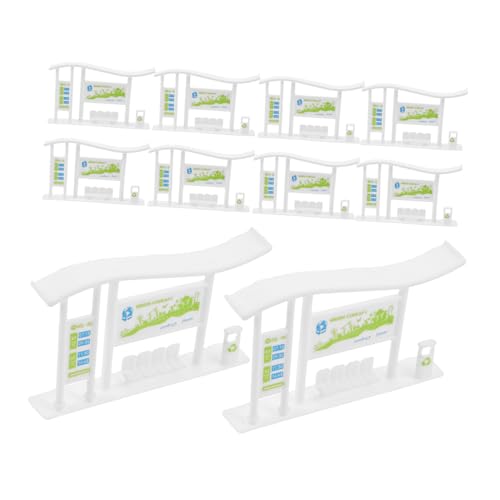 HEMOTON 20 Stück Teiliges Miniatur-buswartehäuschen aus Kunststoff Realistische Modell-bushaltestellen für Puppenhäuser Städtische Bahnstation Deko für Landschaftsgestaltung und HEMOTON 20 Stück Teiliges Miniatur-buswartehäuschen aus Kunststoff Realistische Modell-bushaltestellen für Puppenhäuser Städtische Bahnstation Deko für Landschaftsgestaltung und von HEMOTON