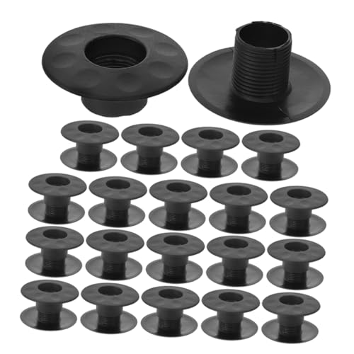 HEMOTON 20stücke Tischfußballbuchsen Lagerstangen Zubehör Schwarzer Kunststoff Ersatzteile Für Tischfußballmaschinenlager Und Tischfußballbrettlager Komponenten HEMOTON 20stücke Tischfußballbuchsen Lagerstangen Zubehör Schwarzer Kunststoff Ersatzteile Für Tischfußballmaschinenlager Und Tischfußballbrettlager Komponenten von HEMOTON