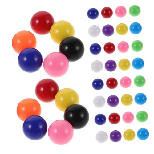 HEMOTON 200 Stück Bunte Plastik Murmeln Ersatzkugeln für Chinesisches Damespiel Sortier Lernspielzeug für Spielstein Zubehör für Brettspiele und Mathe-übungen HEMOTON 200 Stück Bunte Plastik Murmeln Ersatzkugeln für Chinesisches Damespiel Sortier Lernspielzeug für Spielstein Zubehör für Brettspiele und Mathe-übungen von HEMOTON