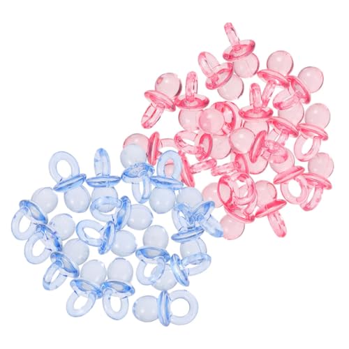 HEMOTON 200 Stück Teiliges Mini nuckel Transparente Blaue und Pinke Tischdekoration für Shower Bunte Babyparty konfetti Geschlechtsneutrale Festdeko für Jungen und Mädchen HEMOTON 200 Stück Teiliges Mini nuckel Transparente Blaue und Pinke Tischdekoration für Shower Bunte Babyparty konfetti Geschlechtsneutrale Festdeko für Jungen und Mädchen von HEMOTON