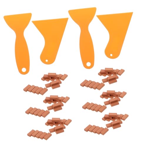 HEMOTON 204 Stück Modellbausteine Rote Mini-bausteine für Puppenhaus Gartenlandschaft DIY Bastelmaterial für Architektur und Dioramen HEMOTON 204 Stück Modellbausteine Rote Mini-bausteine für Puppenhaus Gartenlandschaft DIY Bastelmaterial für Architektur und Dioramen von HEMOTON