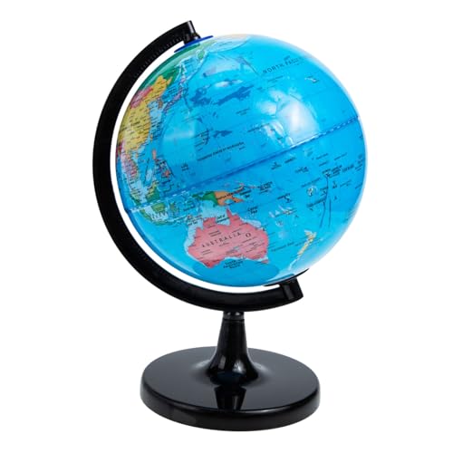 HEMOTON 2St -Modell Vintage- Erdkugeldekor Erdkarte Bildungsweltkugel Schulweltkugel World map Dekoration kinderzimmer Lernspielzeug Büro- -Dekor Lehrmittel Plastik von HEMOTON