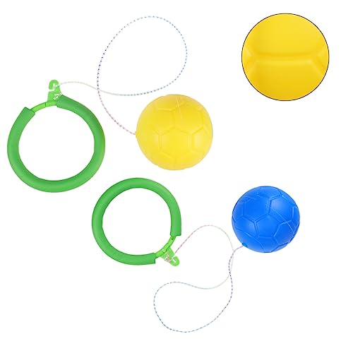 HEMOTON 2St Sprungring Sprungball Hüpfball für Kinder Adukt-Spielzeug hüpfen Kinder fitnessgeräte Unterhaltungsspielzeug für den Außenbereich Springender Ring Springender Ball Schwamm von HEMOTON