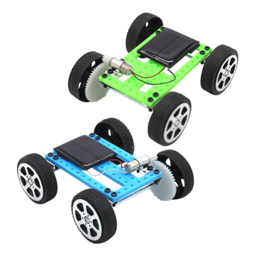 HEMOTON 2st Mars-Rover-Spielzeug DIY-experimente Mädchen Spielzeug Solarbetriebenes Spielzeug Spielzeugauto Zusammenbauen Tragbares Solarautospielzeug Spielzeugauto Mit Solarenergie Abs von HEMOTON