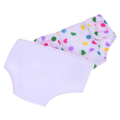 HEMOTON 2st Puppenkleidung -wickeltaschen Babypuppe Toilettenwindeln Babyspielzeug Zubehör Für Babypuppen Verstellbare Puppenunterhose Verstellbare Puppenhose Amerikanische Puppen Mini von HEMOTON