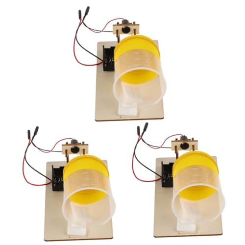 HEMOTON 3 Sätze Schallbildgeber Sonic Imaging Experimentierkit DIY-Material Für Wissenschaftliche Experimente Baukasten Für Wissenschaftliche Modelle Tonbildgerät, Spielzeug Holz Beige von HEMOTON