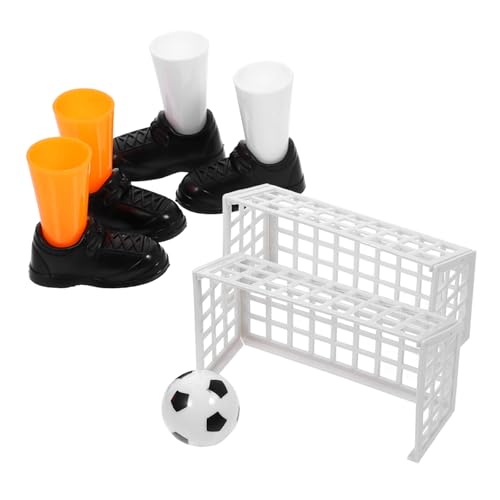 HEMOTON 3 STK Tischfußballspiel Für Erwachsene Finger Sport Spielen Spielzeug Mini-fußballtore Kidcraft-spielset Finger Schießen Spiel Desktop-fußballspiel Kind Schreibtisch Fußball-kit von HEMOTON