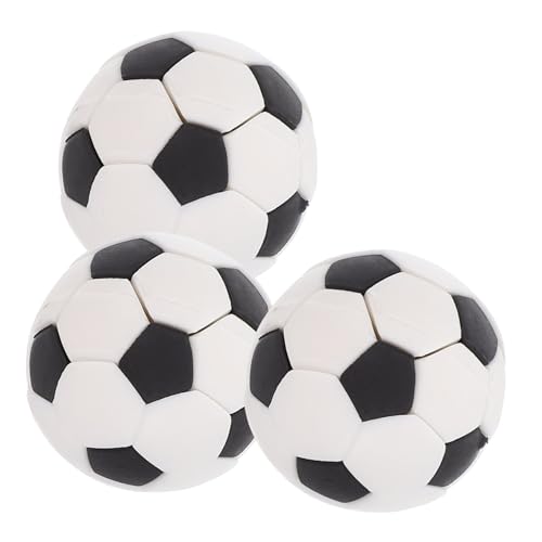 HEMOTON 3 Stück Puppenhaus-Basketball Kinderspiele Mini-Basketball gummiball Dollhouse Accessories Dollhouse zubehör Mini-Hausfußball Mini-Hauspuppendekore Puppe Mini-Fußball von HEMOTON