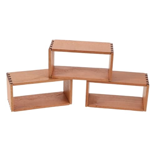 HEMOTON 3 Stück Schrank Miniatur Aufbewahrungsschrank Puppenhaus Ausstellungsständer Puppenhaus Bücherwagen Bücherregal Miniatur Ausstellungsregal Schrank Holz Beige HEMOTON 3 Stück Schrank Miniatur Aufbewahrungsschrank Puppenhaus Ausstellungsständer Puppenhaus Bücherwagen Bücherregal Miniatur Ausstellungsregal Schrank Holz Beige von HEMOTON