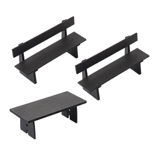HEMOTON 3 Stück Teiliges Miniatur Möbelset mit Langer Bank und Tisch Schwarze Miniatur Gartenstuhl Puppenhaus Möbel Stabile DIY Dekoration für Puppenhaus Kreatives Spiel HEMOTON 3 Stück Teiliges Miniatur Möbelset mit Langer Bank und Tisch Schwarze Miniatur Gartenstuhl Puppenhaus Möbel Stabile DIY Dekoration für Puppenhaus Kreatives Spiel von HEMOTON