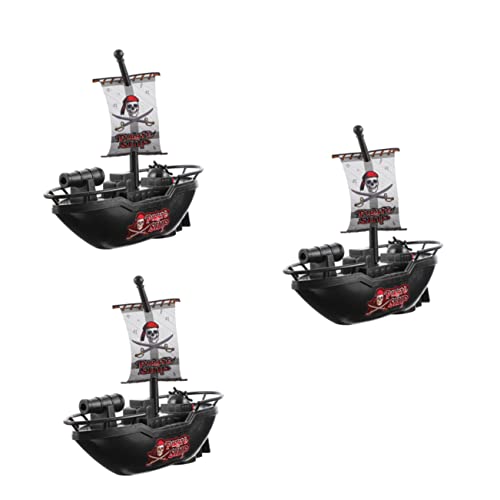 HEMOTON 3 Stück Teiliges Piratenschiff Badewannenspielzeug aus Sicherem Kunststoff Elektrisches Wasserboot für Spaßiges Planschbecken und Badezimmerspielzeug für Bad und Pool HEMOTON 3 Stück Teiliges Piratenschiff Badewannenspielzeug aus Sicherem Kunststoff Elektrisches Wasserboot für Spaßiges Planschbecken und Badezimmerspielzeug für Bad und Pool von HEMOTON