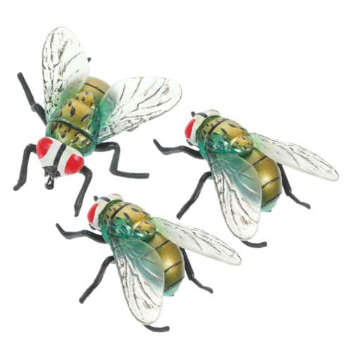 HEMOTON 3 Stück Teiliges Realistische Fliegenfiguren aus Robustem Material Detailgetreue Nachbildung Lebendige Farben Pädagogisches Insektenspielzeug für Dekoration und Halloween-Party HEMOTON 3 Stück Teiliges Realistische Fliegenfiguren aus Robustem Material Detailgetreue Nachbildung Lebendige Farben Pädagogisches Insektenspielzeug für Dekoration und Halloween-Party von HEMOTON