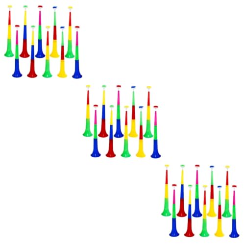 HEMOTON 30 Stück 3 Lernspielzeug Für Kinder Musikinstrument Für Kinder 3-teilige Teleskoptrompete Werberequisiten Für Cgame von HEMOTON