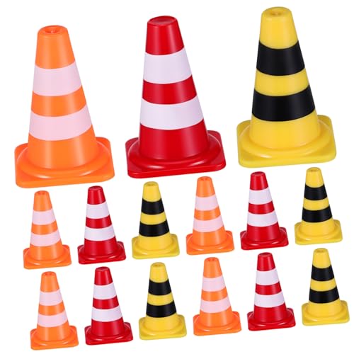 HEMOTON 30 Stück Teiliges Mini Verkehrskegel Spielset für Buntes Verkehrszeichen Lernspielzeug Robuste Kompakte Baukegel aus Sicherem Vielseitig für Frühe Verkehrserziehung und HEMOTON 30 Stück Teiliges Mini Verkehrskegel Spielset für Buntes Verkehrszeichen Lernspielzeug Robuste Kompakte Baukegel aus Sicherem Vielseitig für Frühe Verkehrserziehung und von HEMOTON