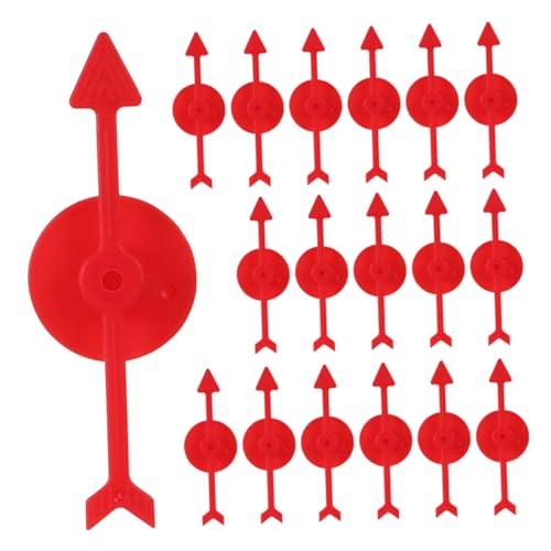 HEMOTON 30st Rotierendes Brettspielzubehör Pfeilspinner -ersatz Mathe- Brettspielpfeil DIY-platinenaustausch Spielzeug Brettspiel- Pfeilspiel- Plastik von HEMOTON