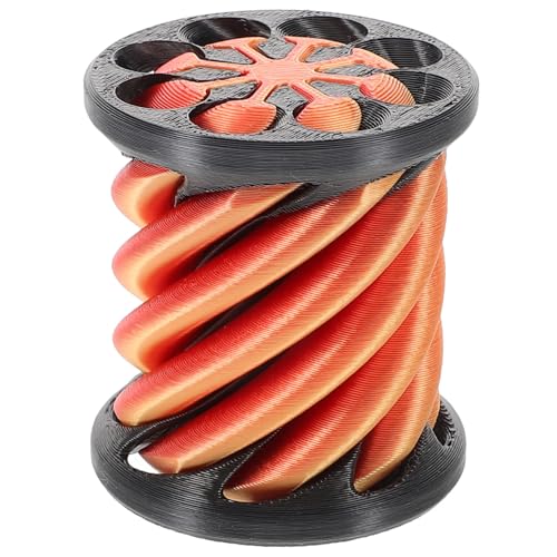 HEMOTON 3D-Druck Spiral Illusion Spielzeug Impossible Passthrough Skulptur Fidget Toy Mini Spiral Illusion Schreibtischspielzeug Für Büro Und Zuhause von HEMOTON