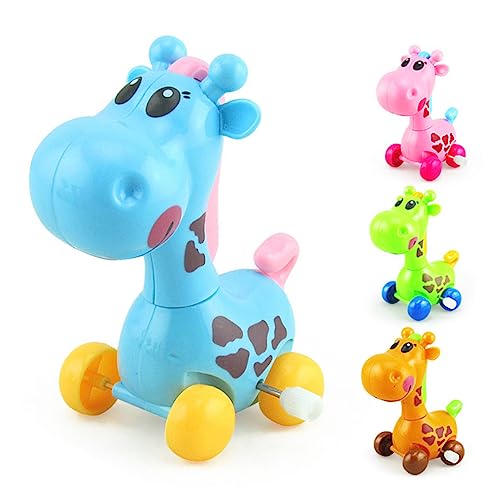 HEMOTON 3St Uhrwerk Hase für kinderspielzeug Kid Toys Kinderzimmer Dekoration hühner Hundespielzeug Cartoon- Uhrwerk Aufzieh-Giraffe von HEMOTON