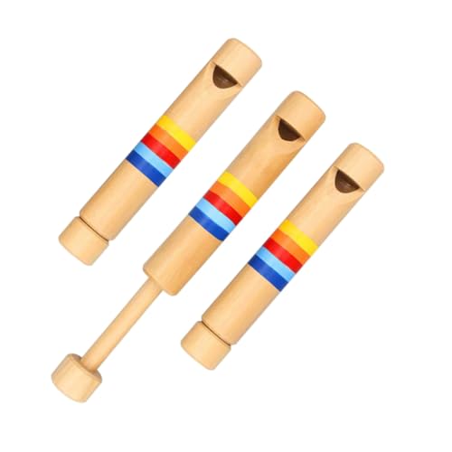 HEMOTON 3st Holzflöte Ziehen Kidcraft-spielset Spielset Für Kinder Kinderinstrument Chinesische Musikinstrumente Für Kinder Dizi-Instrument Aus China Spielzeug Hölzern von HEMOTON