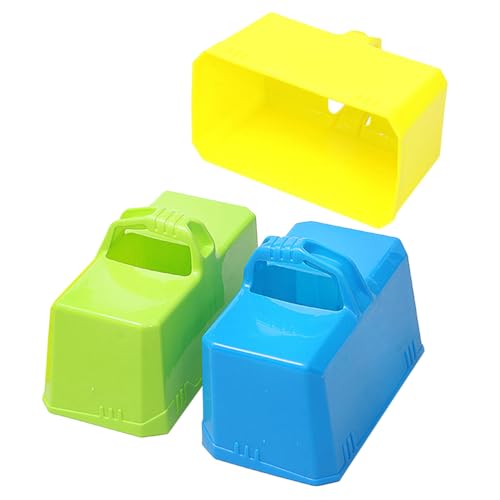 HEMOTON 3 Stück Plastik Sandformen Ziegel Modell Sandboxen Strandspielzeuge Snow Brick Maker Tool Outdoor Spielzeug Kind Sandblock Schneefestungsbaustein von HEMOTON