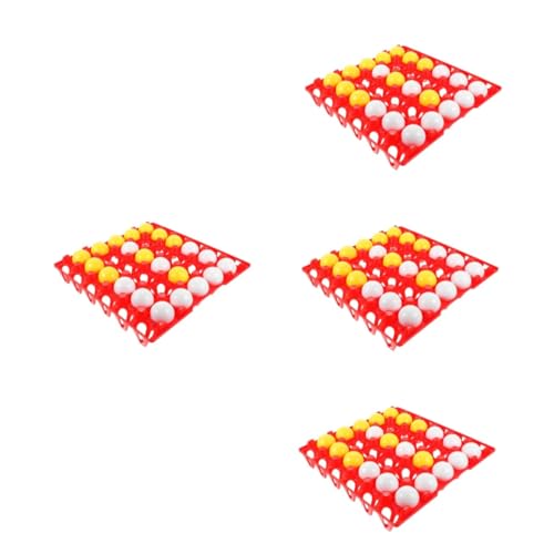 HEMOTON 4 Sätze Backgammon-Spiel Schachbrett Spielzeug Tischläufer Kinder Bevorzugen Tischspiel Desktop-brettspiele Tischzubehör Multifunktionsspiel Schach Party-schachspiel Plastik von HEMOTON
