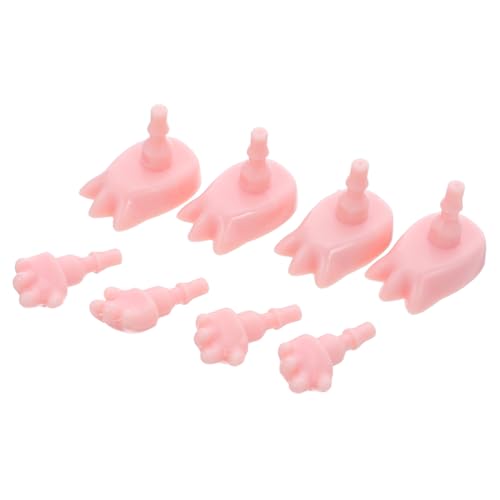 HEMOTON 4 Sätze Doll Ersatzteile Hände und Füße Realistische Gelenke aus Kunststoff Einfach zu Montieren Vielseitig für DIY Puppenbau Figurenreparatur und Kreative Bastelprojekte HEMOTON 4 Sätze Doll Ersatzteile Hände und Füße Realistische Gelenke aus Kunststoff Einfach zu Montieren Vielseitig für DIY Puppenbau Figurenreparatur und Kreative Bastelprojekte von HEMOTON