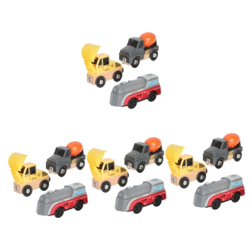 HEMOTON 4 Sets Baufahrzeug Kognitionsspielzeug Kinderkoffer Elektroautos Für Kinder Lkws Für Kinder Auto Für Kinder Kinderspielzeug Kinderbagger Kinder LKW Spielzeug Baufahrzeuge von HEMOTON