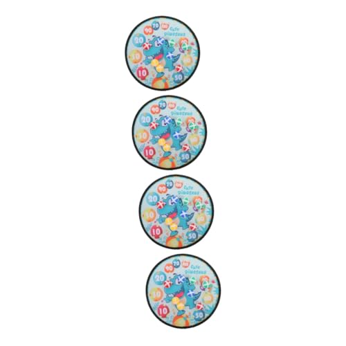 HEMOTON 4 Sets Kinder Dartscheibe Kinderspielzeug Dartscheibe Mit Bällen Für Kinder Brettspiele Kinder Sticky Ball Dartscheiben Dartscheiben Dart Brettspiele Für Kinder Sticky Ball von HEMOTON