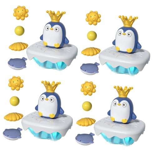 HEMOTON 4 Sets Wasserspray Pinguin Spielzeug Spray Wasser Badespielzeug Badespielzeug Wasserspray Badespielzeug Sprinkler Badespielzeug Für Babys 0–6 Monate Wasserspray Spielzeug Für von HEMOTON