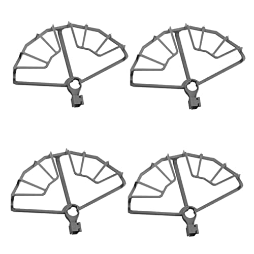 HEMOTON 4 Stück 2 Propellerschutz Drohnen Anti-kollisions-propellerschutz Propellerzubehör Stütze Ferngesteuerte Drohne Propeller-abschirmringe UAV-Abdeckung UAV-Schutz Grey STK von HEMOTON