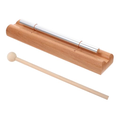 HEMOTON 4 Stück EIN Phonem Meditations-Trio-Glockenspiel Resonator-Gitarre Spielzeug Musikinstrumente Orff-Instrumente für Kinder mit Schlägel hölzern Schlagzeug Handglocke Xylophon Hammer von HEMOTON