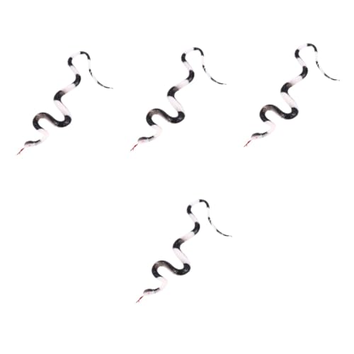 HEMOTON 4 Stück Gummi schlangen Spielzeug für Kinder Children Toys künstliches Schlangenspielzeug gefälschte aussehende Schlange knifflige Schlangenrequisiten Simulationsschlange Weiß HEMOTON 4 Stück Gummi schlangen Spielzeug für Kinder Children Toys künstliches Schlangenspielzeug gefälschte aussehende Schlange knifflige Schlangenrequisiten Simulationsschlange Weiß von HEMOTON
