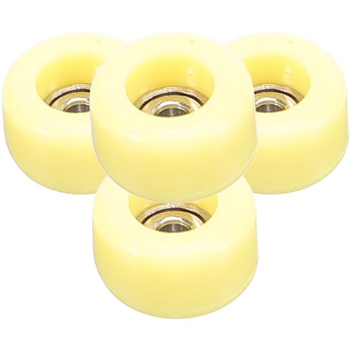 HEMOTON 4 Stück Spielzeug Tischzubehör Kinder-Skates Modelle Skateboard Lern-Skate-Roller-Modell kleine Walze reparieren Mini Griffbrett Schlittschuhe Rollschuhlaufen Scrollrad Plastik von HEMOTON