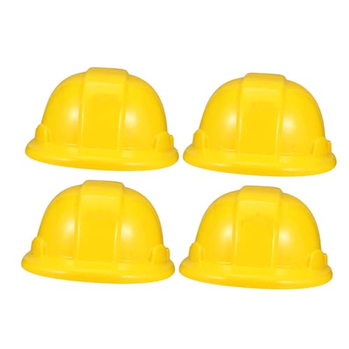 HEMOTON 4 Stück Teiliges Baustellenhelme Gelbe Kunststoff Bauarbeiter Hüte Leicht Sicher und Bequem für Verkleidung Motto Party Rollenspiel und für Mädchen Jungen HEMOTON 4 Stück Teiliges Baustellenhelme Gelbe Kunststoff Bauarbeiter Hüte Leicht Sicher und Bequem für Verkleidung Motto Party Rollenspiel und für Mädchen Jungen von HEMOTON