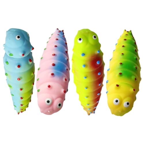 HEMOTON 4 Stück Wear Resistant Squeeze Buntes Tragbares Dehnbares Anti Stress Sensorisches Kuschelraupen Fidget Toy für Erwachsene Stressreduktion Zufällige Farbe Zufällige Farbe HEMOTON 4 Stück Wear Resistant Squeeze Buntes Tragbares Dehnbares Anti Stress Sensorisches Kuschelraupen Fidget Toy für Erwachsene Stressreduktion Zufällige Farbe Zufällige Farbe von HEMOTON