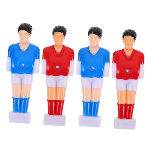 HEMOTON 4 Stücke Fußball Maschine Action Figur Foosball Mann Ersatz Foosball Player Fußball Spiele Tisch Player Ersatz Tisch Fußball Ball Ersatz Foosball Tisch Teile Abs von HEMOTON