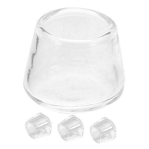 HEMOTON 4 Stücke Pflanzer Modell Decor Miniatur Puppe Zubehör Glas Micro Landschaft Requisiten Multi Verwenden Sport Handtuch von HEMOTON