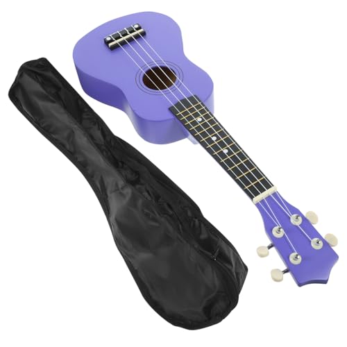 HEMOTON 4 Ukulele aus Holz musikinstrumente Musical Instruments kinderinstrumente Musikinstrument für musikspielzeug tragbare Ukulele -Ukulele Volles Lindenholz Violett von HEMOTON