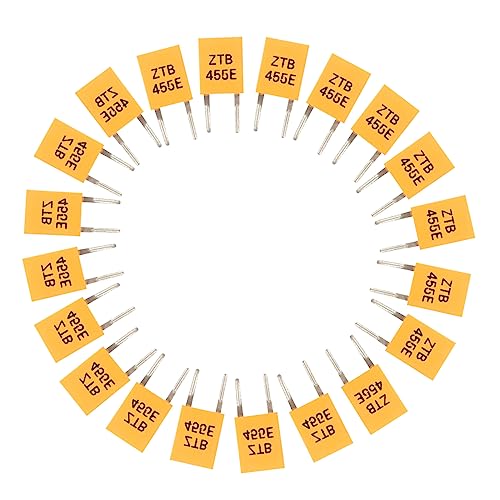 HEMOTON 40 Stück Keramik Kristall Oszillator Conditionar Conditioniner Condiitoner Tv Fernbedienung 16 MHz Resonator Encendedores Electricos Tv Zubehör Keramik Orange Keramik von HEMOTON