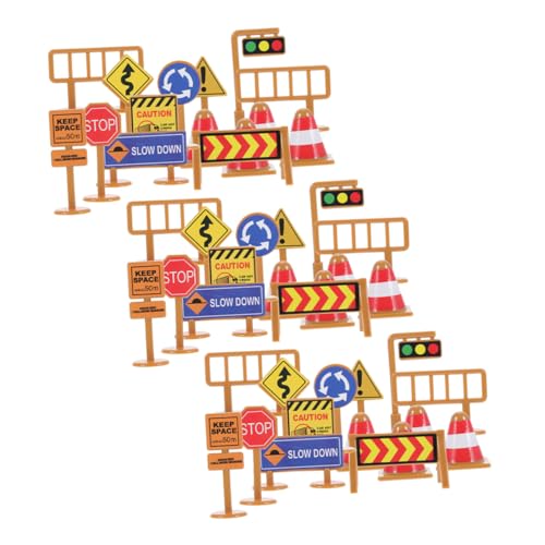 HEMOTON 45 Stück Teiliges Mini-verkehrsschilder-spielset Realistische Baustellen-absperrungen und Ampeln Pädagogisches Lernspielzeug für Verkehrssicherheit und Motorischen Entwicklung HEMOTON 45 Stück Teiliges Mini-verkehrsschilder-spielset Realistische Baustellen-absperrungen und Ampeln Pädagogisches Lernspielzeug für Verkehrssicherheit und Motorischen Entwicklung von HEMOTON