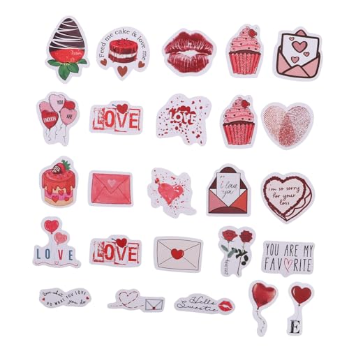 HEMOTON 46 Stück Valentinstag Handbuch Dekoration Bolzen Nieten Schmuck Anhänger Plüsch Griff Nieten High End Dekoration Küche Magnethalter Kit Schrauben Aufkleber von HEMOTON