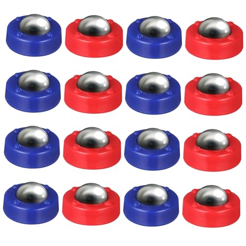 HEMOTON 48 STK Tisch-Shuffleboard Tisch-Curling-Spiel Rollende Perlenausrüstung Gleitperlenspiele Mini-Shuffleboard-Pucks Zubehör Für Tischfußball Shuffleboard-zubehör Spaß Plastik von HEMOTON