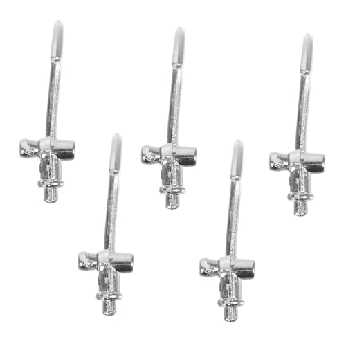 HEMOTON 5 Stück Miniatur Wasserhahn Langlebiger Legierungs-mischerhahn für Puppenhaus Küche Bad Realistische Ausstattung für Kreative Bastel Dekorszenen HEMOTON 5 Stück Miniatur Wasserhahn Langlebiger Legierungs-mischerhahn für Puppenhaus Küche Bad Realistische Ausstattung für Kreative Bastel Dekorszenen von HEMOTON