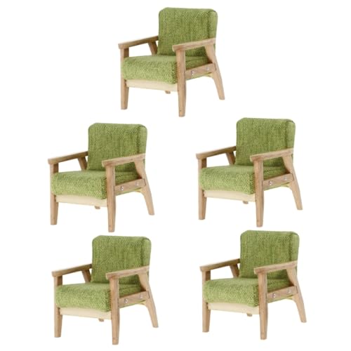 HEMOTON 5 Stück Puppenhaus Sofa Miniatur Sofa Mini Puppensofa Mini Sofa Mini Sofa Requisite Miniatur Möbel Bezauberndes Kleines Sofa Mini Sofa Puppenhaus Sofa von HEMOTON